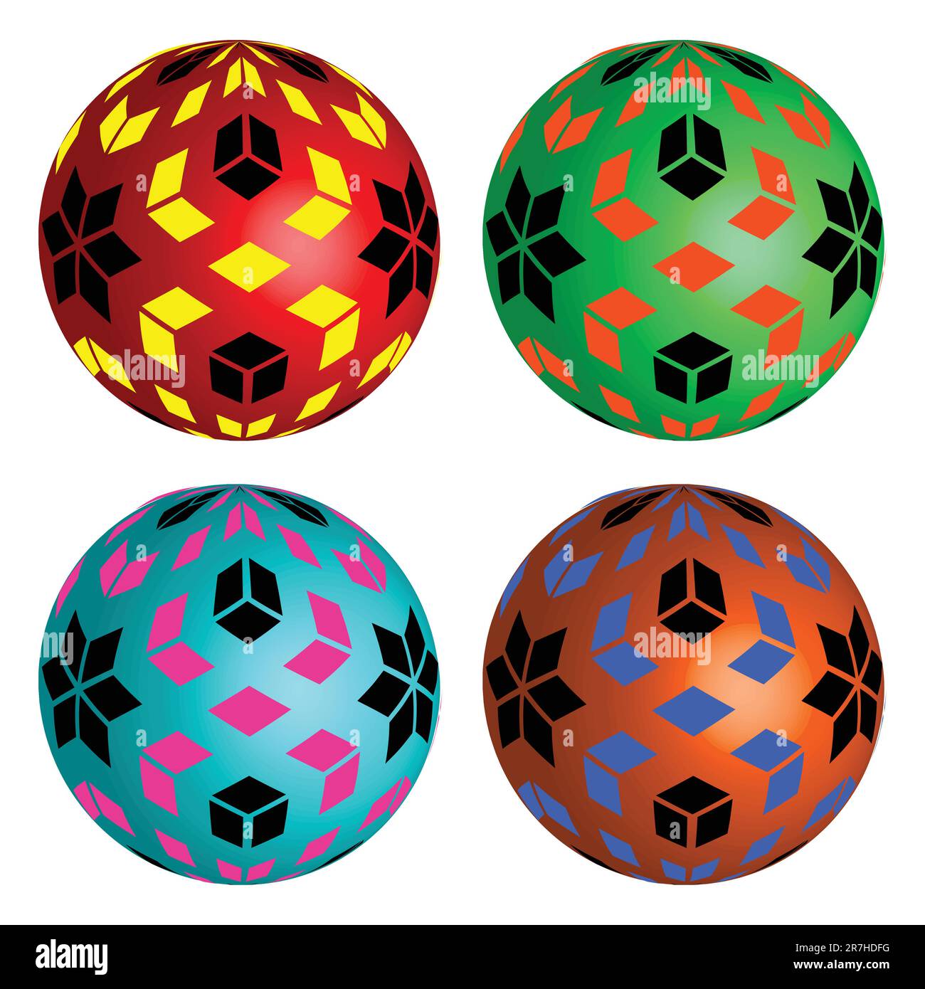 Bulles pop art against white background, abstract vector art illustration Illustration de Vecteur