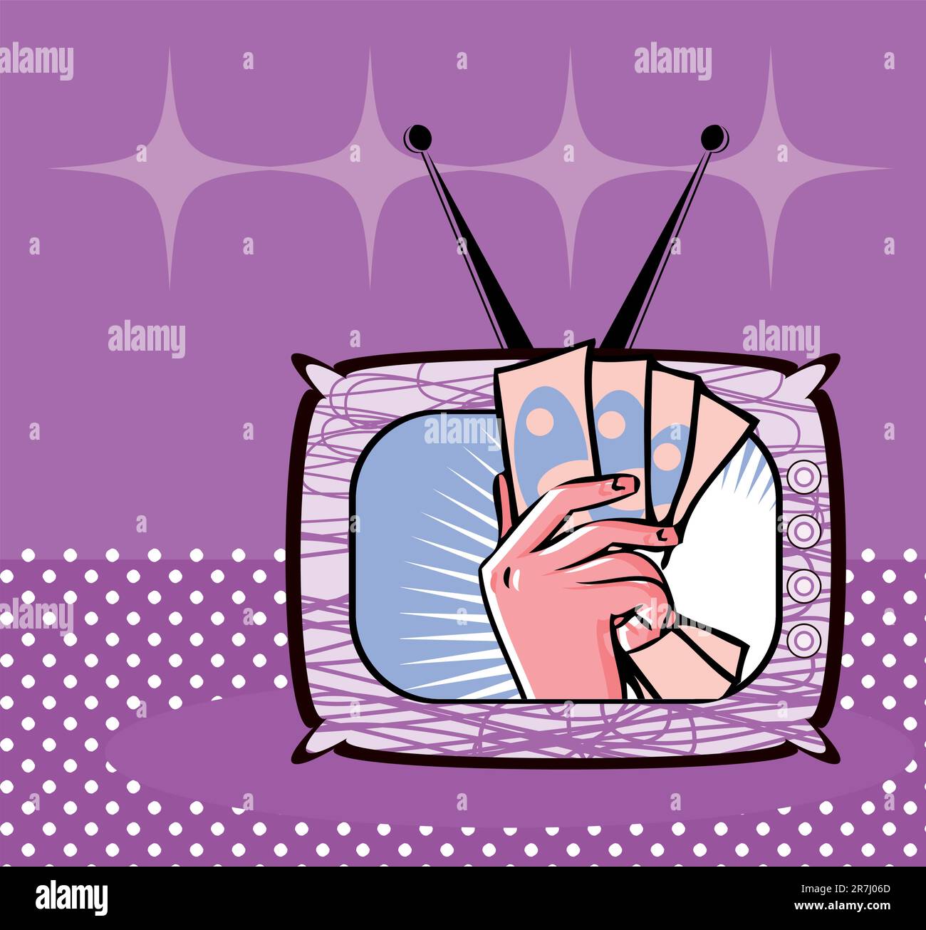Boutique TV Business by TV Money illustration Illustration de Vecteur