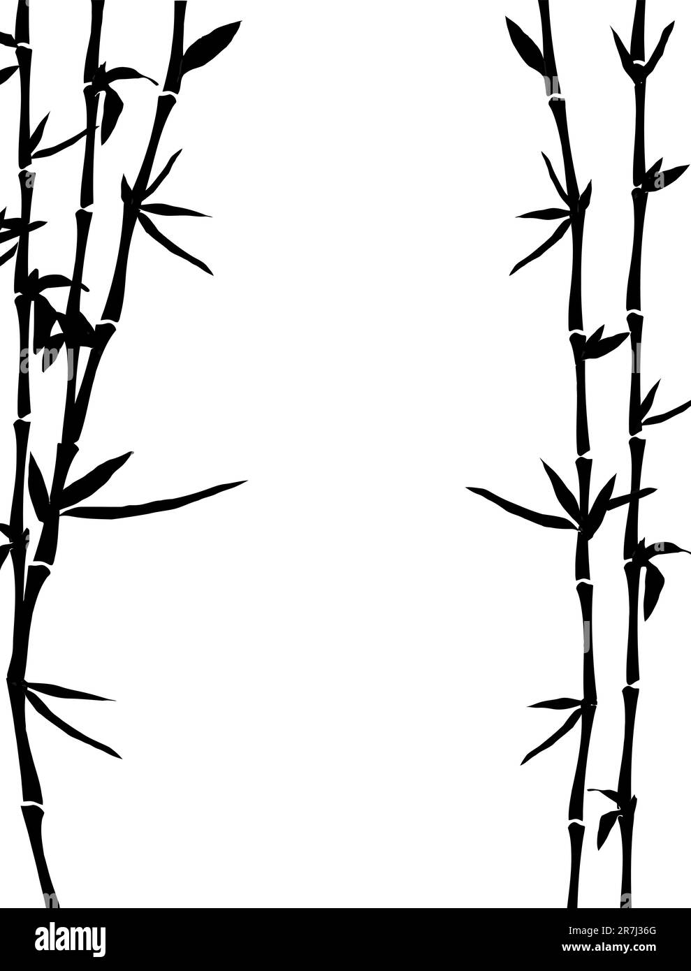 arrière-plan bamboo, illustration vectorielle Illustration de Vecteur