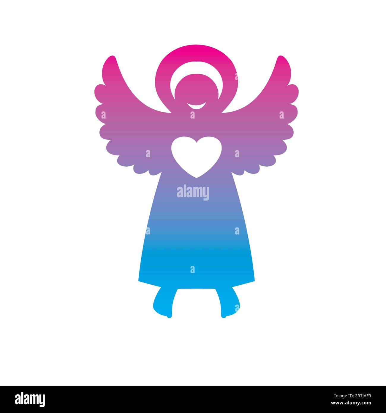 symbole - un ange d'amour Illustration de Vecteur