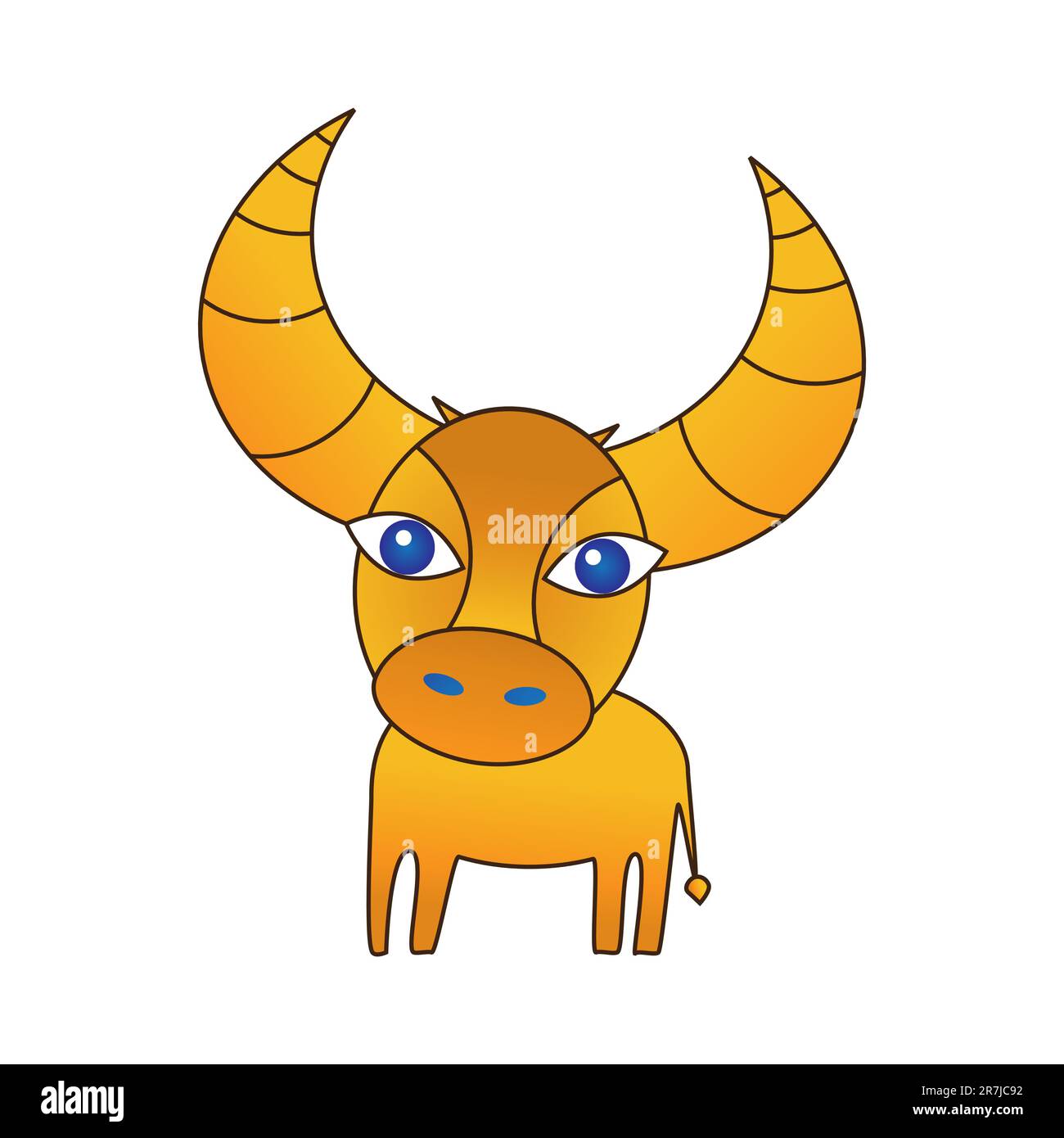 Illustration - un taureau, Taurus Illustration de Vecteur