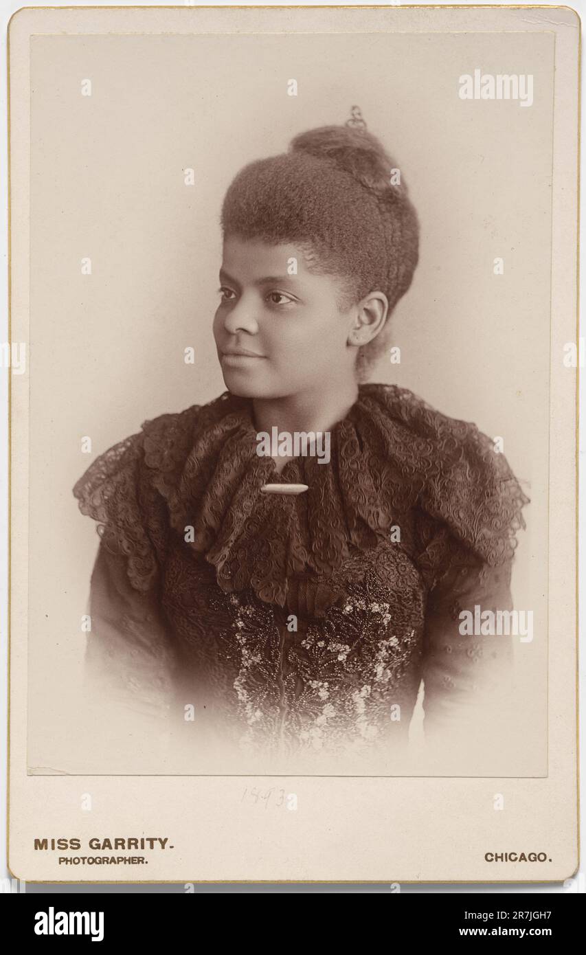 IDA B. Wells-Barnett c. 1893 Banque D'Images