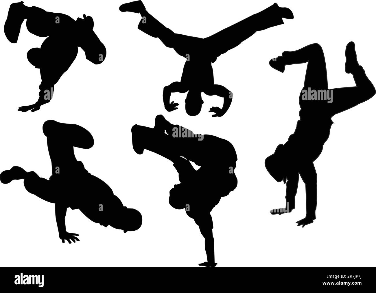 collection de danseurs de pause - vecteur Illustration de Vecteur