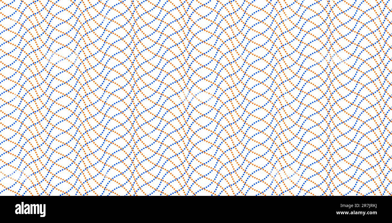 Arrière-plan linéaire ondulé. Motif sans couture guilloche. Décoration moire. Élément de conception pour les billets de banque, les diplômes, les certificats. Fond d'écran vectoriel. Illustration de Vecteur