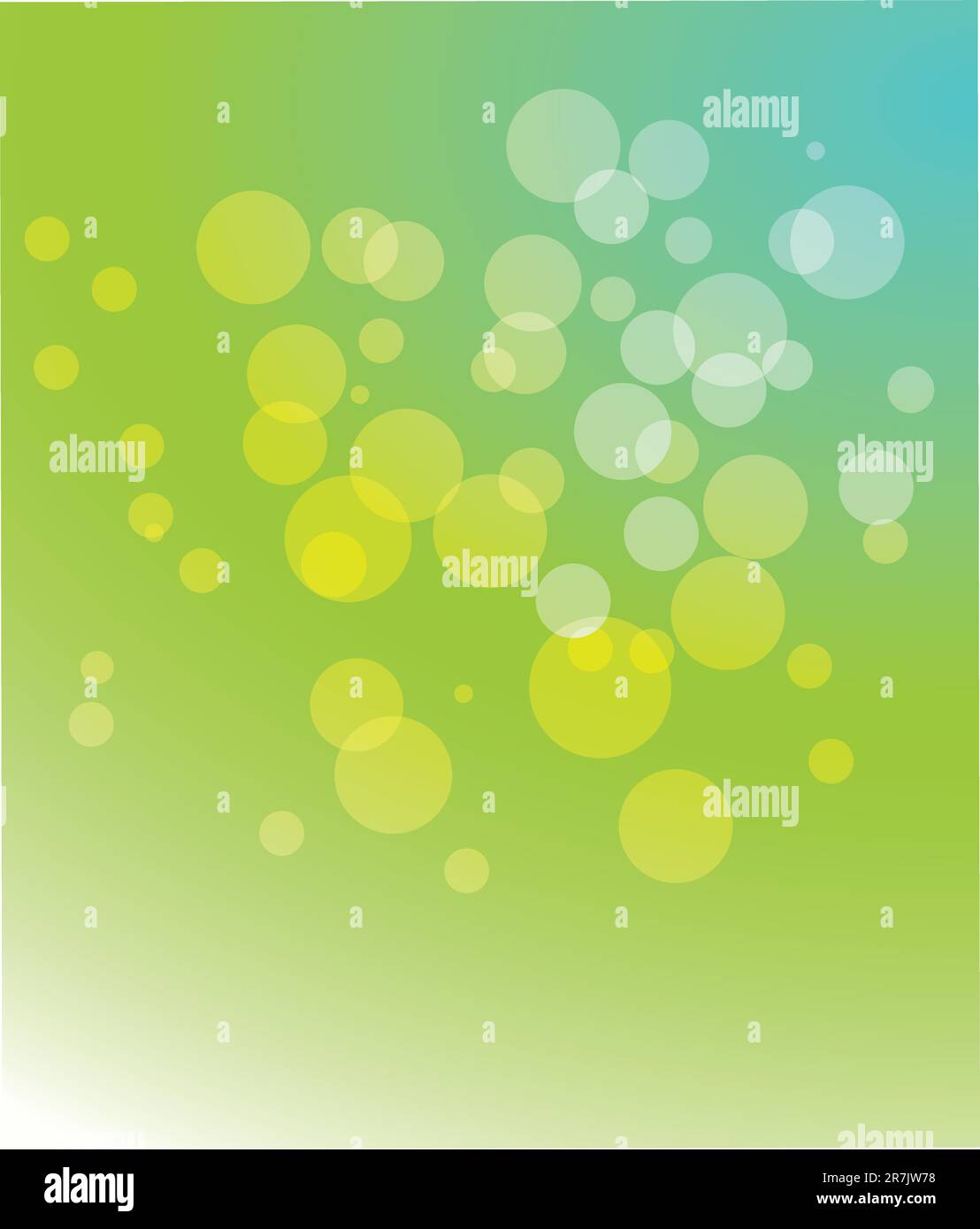 Un arrière-plan abstrait flou vert Illustration de Vecteur