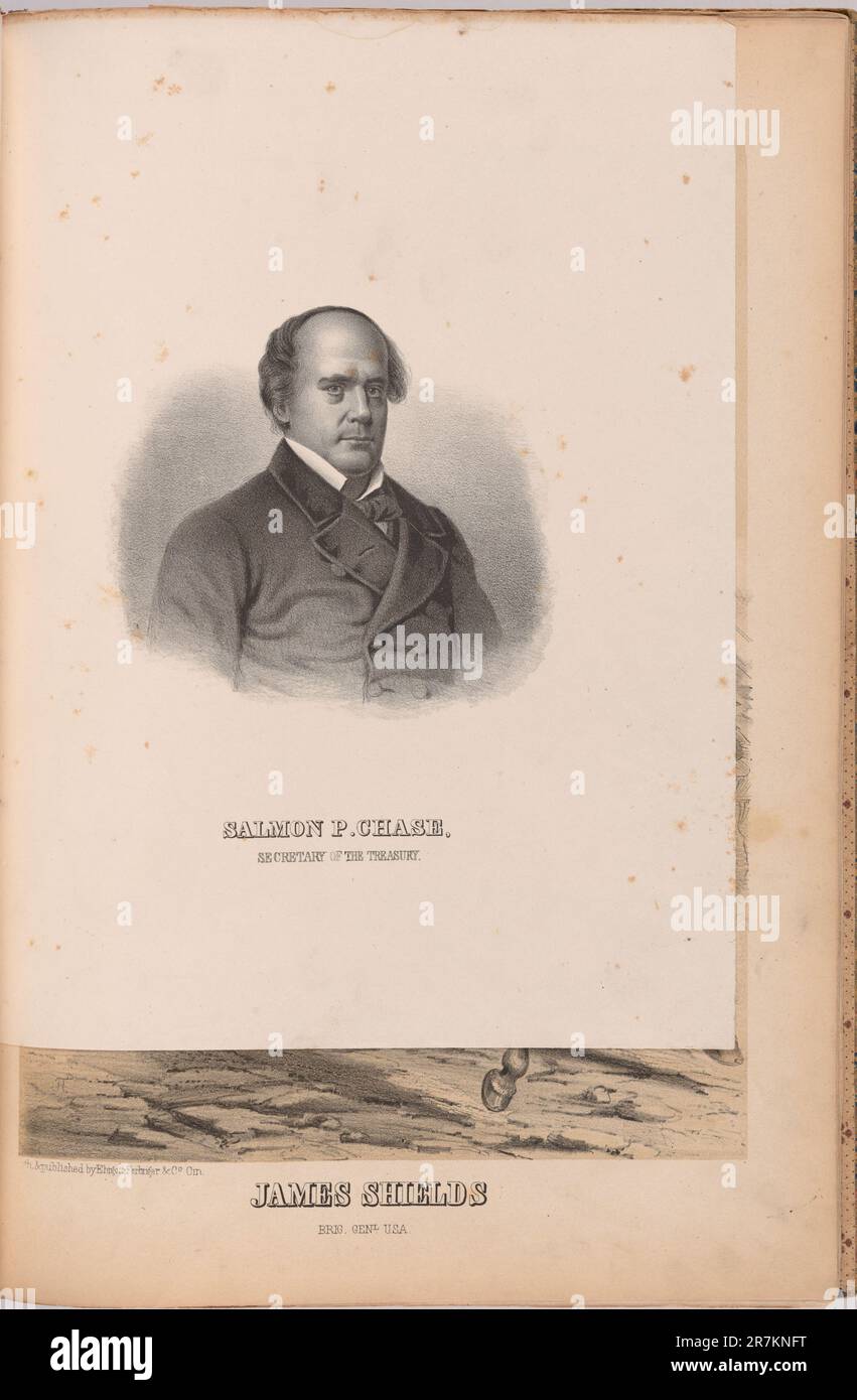 Saumon P. Chase c. 1862-1864 Banque D'Images