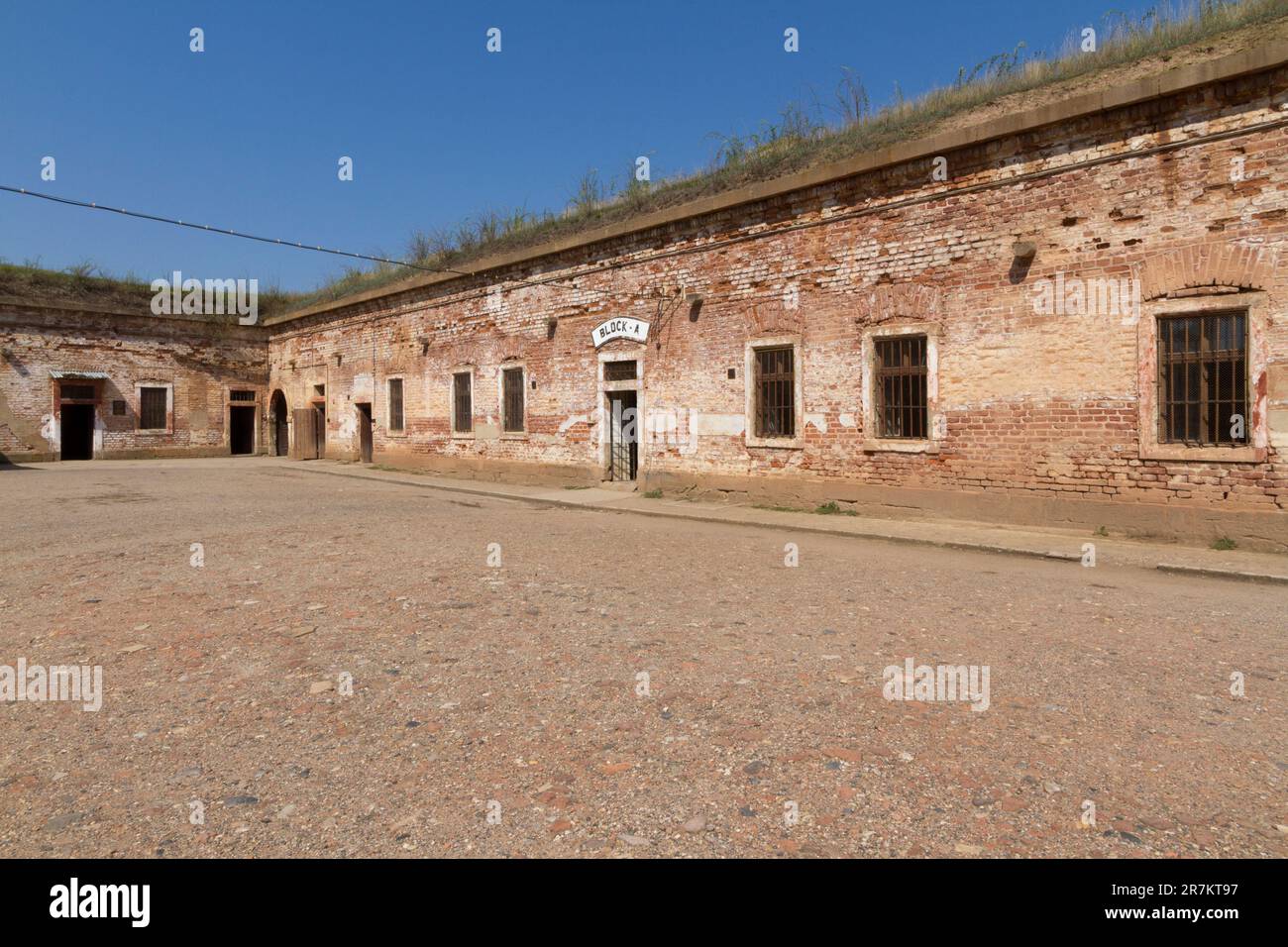 Camp de concentration de Theresienstadt dans la petite forteresse de Terezín (Theresienstadt) Banque D'Images