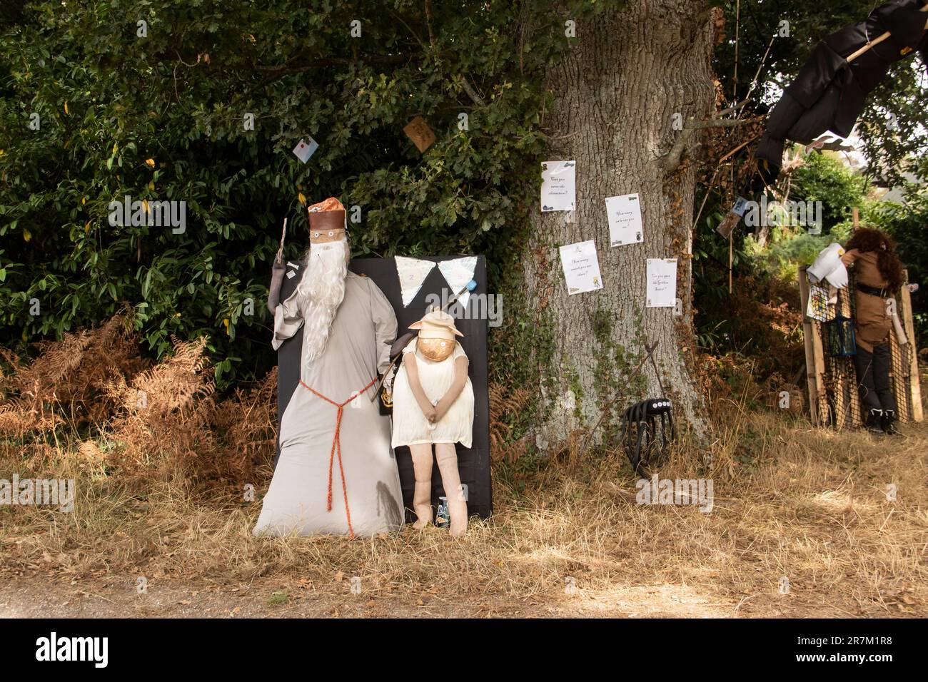 Piste de Bistrerne Scarecrow 2022. Banque D'Images