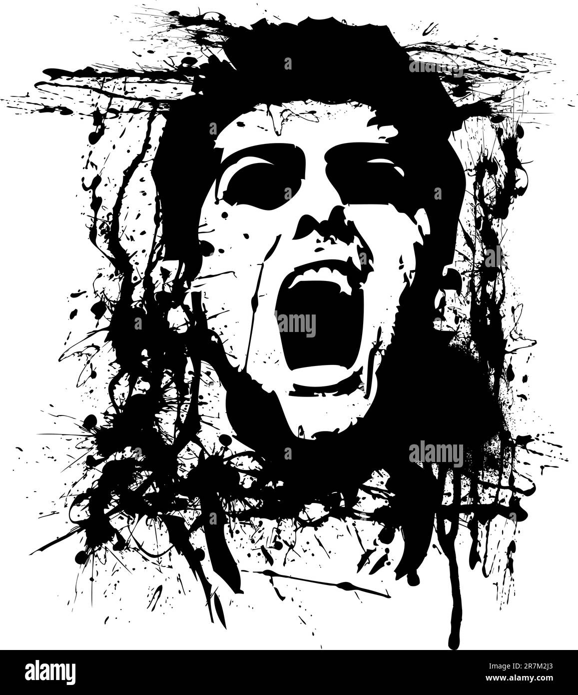horreur zombie Illustration de Vecteur
