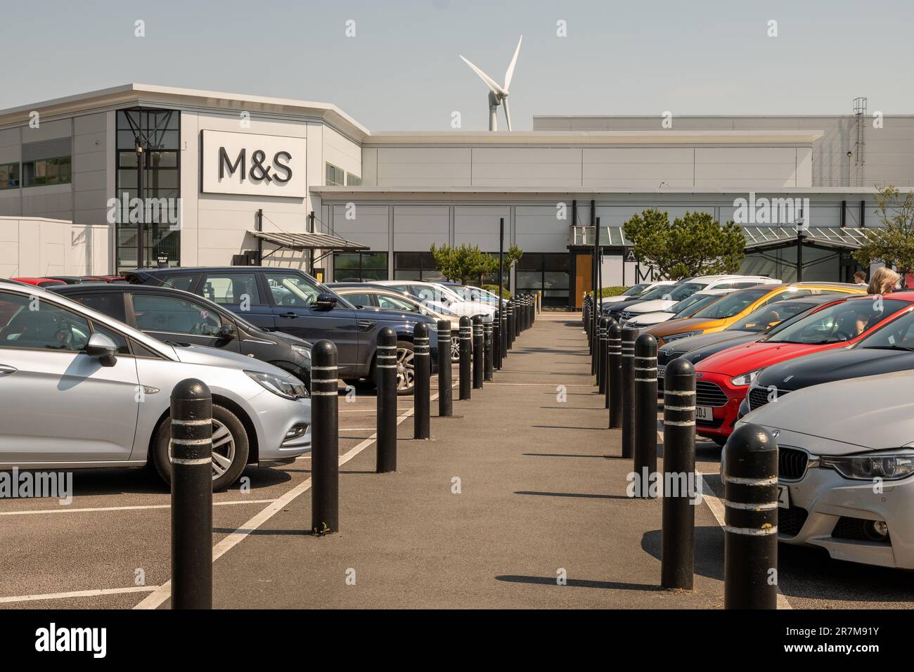 M & S Marks and Spirers magasin Gemini à Warrington Banque D'Images
