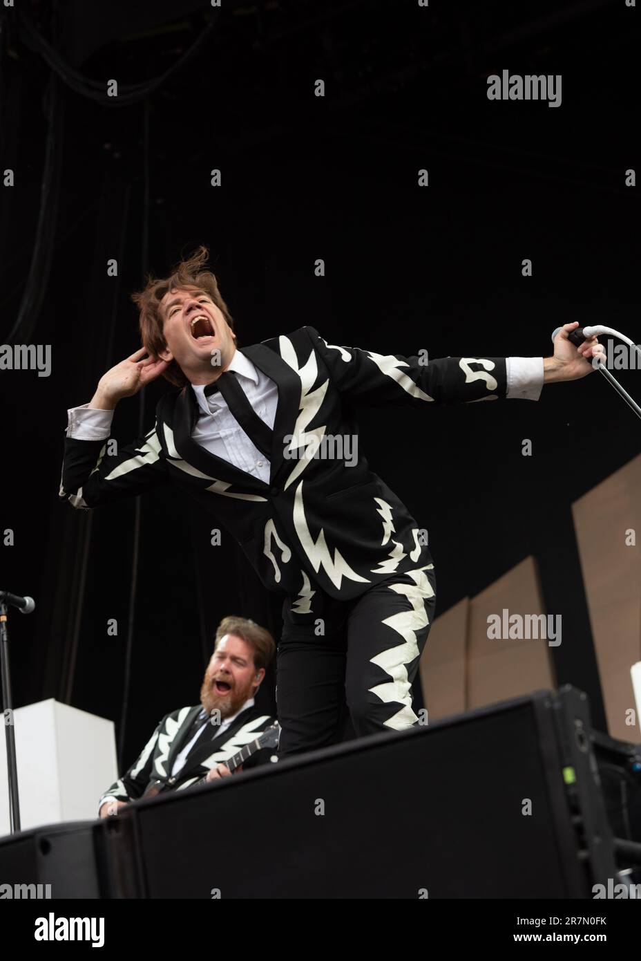 Londres, Royaume-Uni. 16th juin 2023. Les ruches jouent en direct au stade Emirates qui soutient les Arctic Monkeys. Cristina Massei/Alamy Live News Banque D'Images