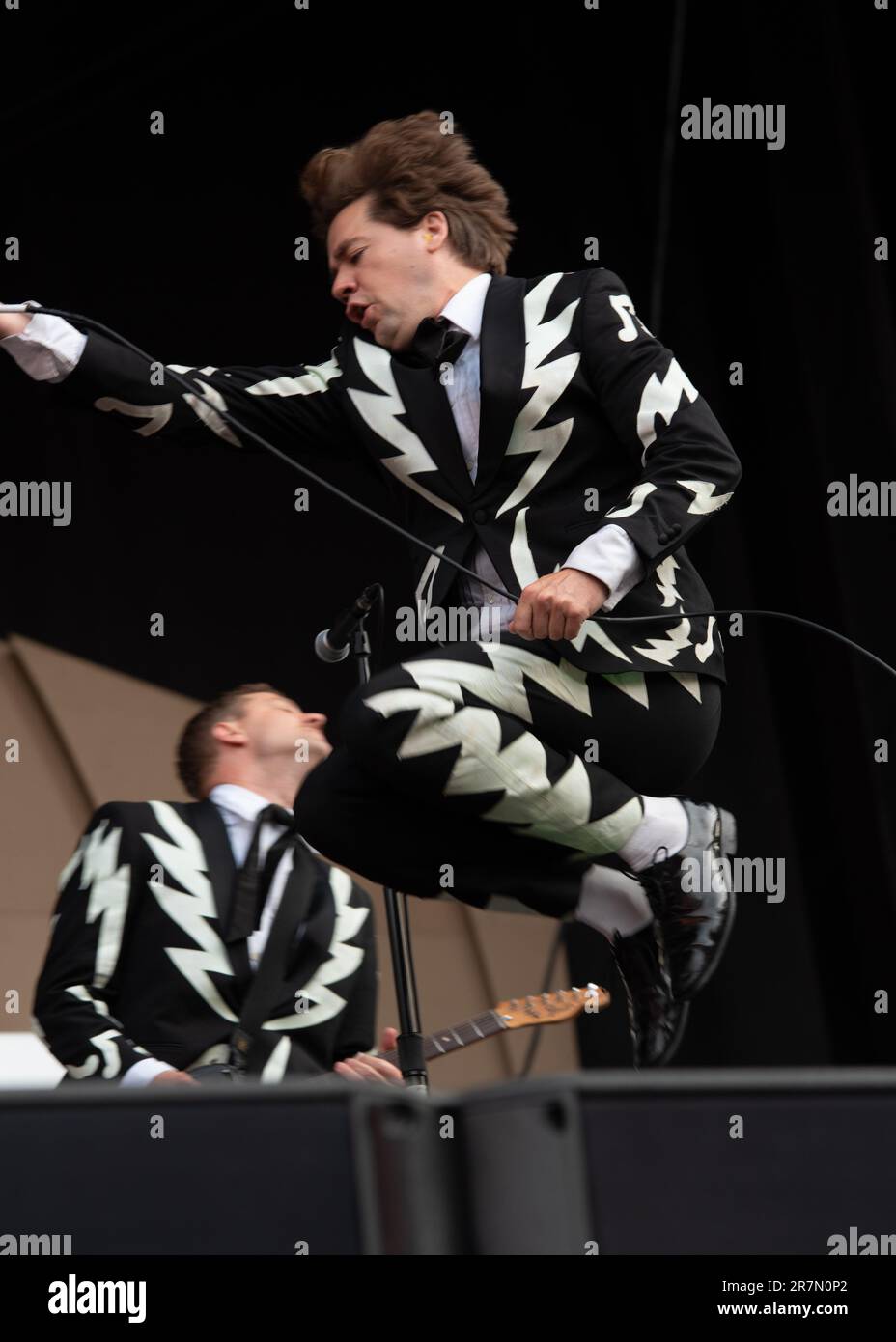 Londres, Royaume-Uni. 16th juin 2023. Les ruches jouent en direct au stade Emirates qui soutient les Arctic Monkeys. Cristina Massei/Alamy Live News Banque D'Images