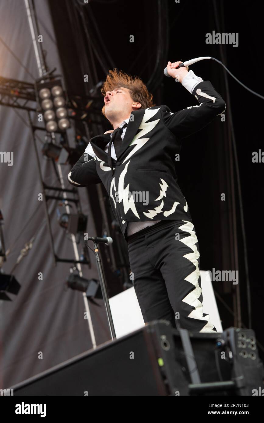 Londres, Royaume-Uni. 16th juin 2023. Les ruches jouent en direct au stade Emirates qui soutient les Arctic Monkeys. Cristina Massei/Alamy Live News Banque D'Images