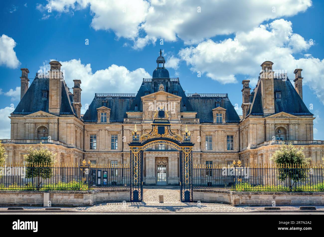 Château historique de Maisons Laffitte, près de Paris - France Banque D'Images