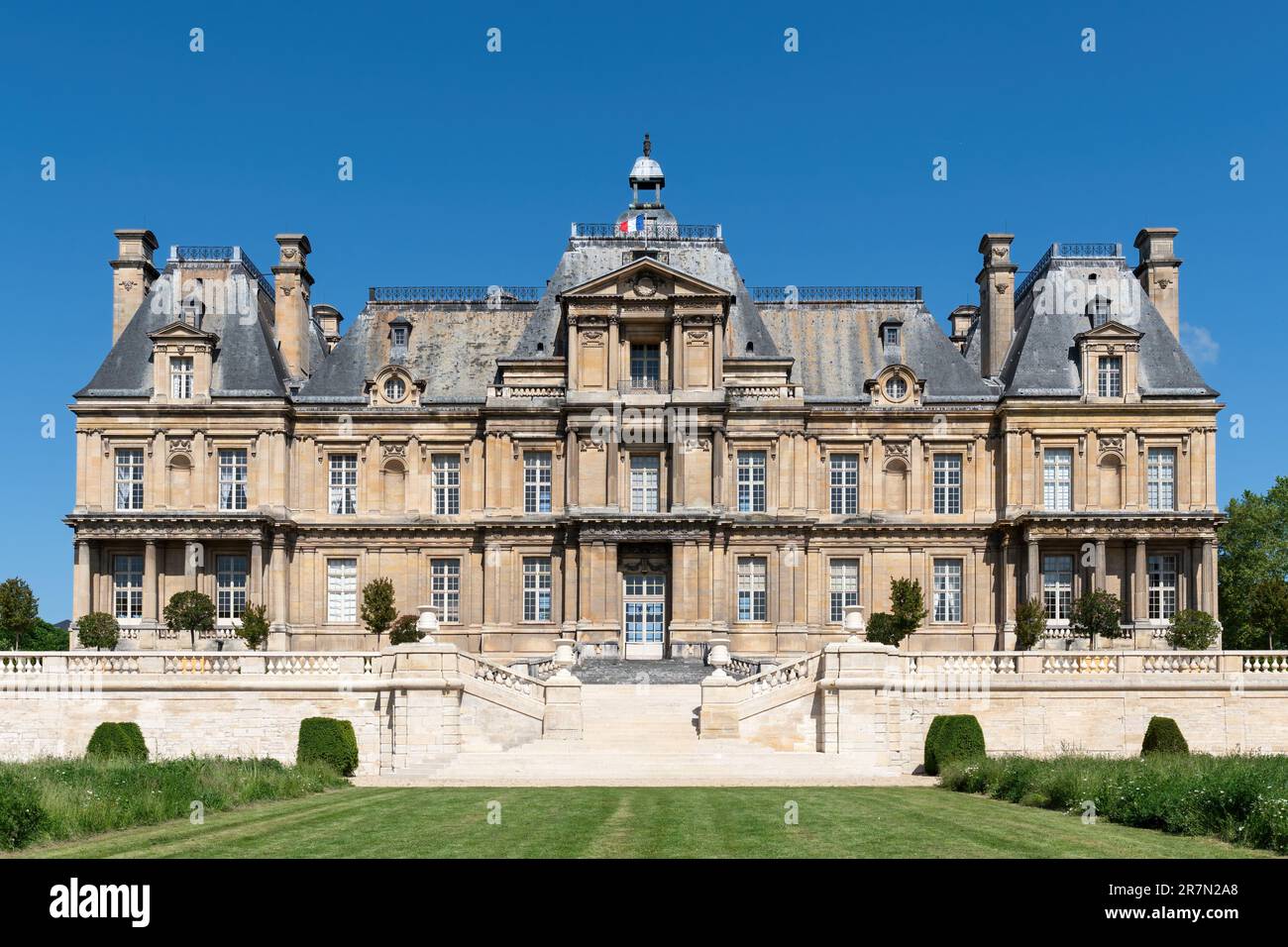 Château historique de Maisons Laffitte, près de Paris - France Banque D'Images