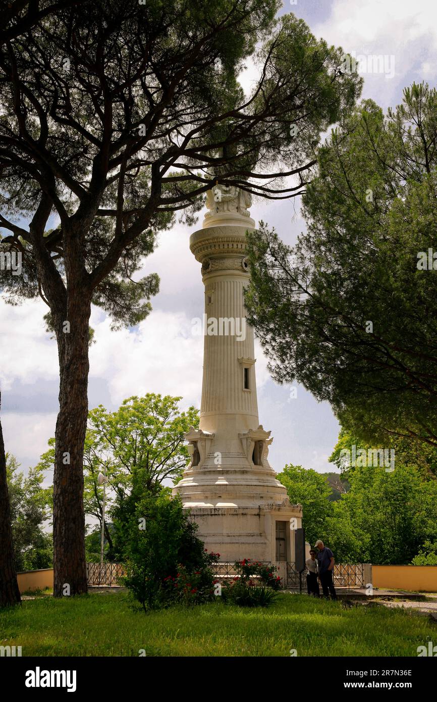 Basilique Saint-Pierre, vue aérienne depuis la colline Gianicolo, à Rome, Italie Banque D'Images