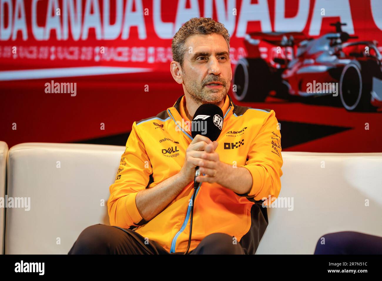 STELLA Andrea (ita), chef d'équipe de l'équipe McLaren F1, portrait lors du  Grand Prix Pirelli de Formule 1 du Canada. , . Championnat du monde de  Formule un de 16 juin à