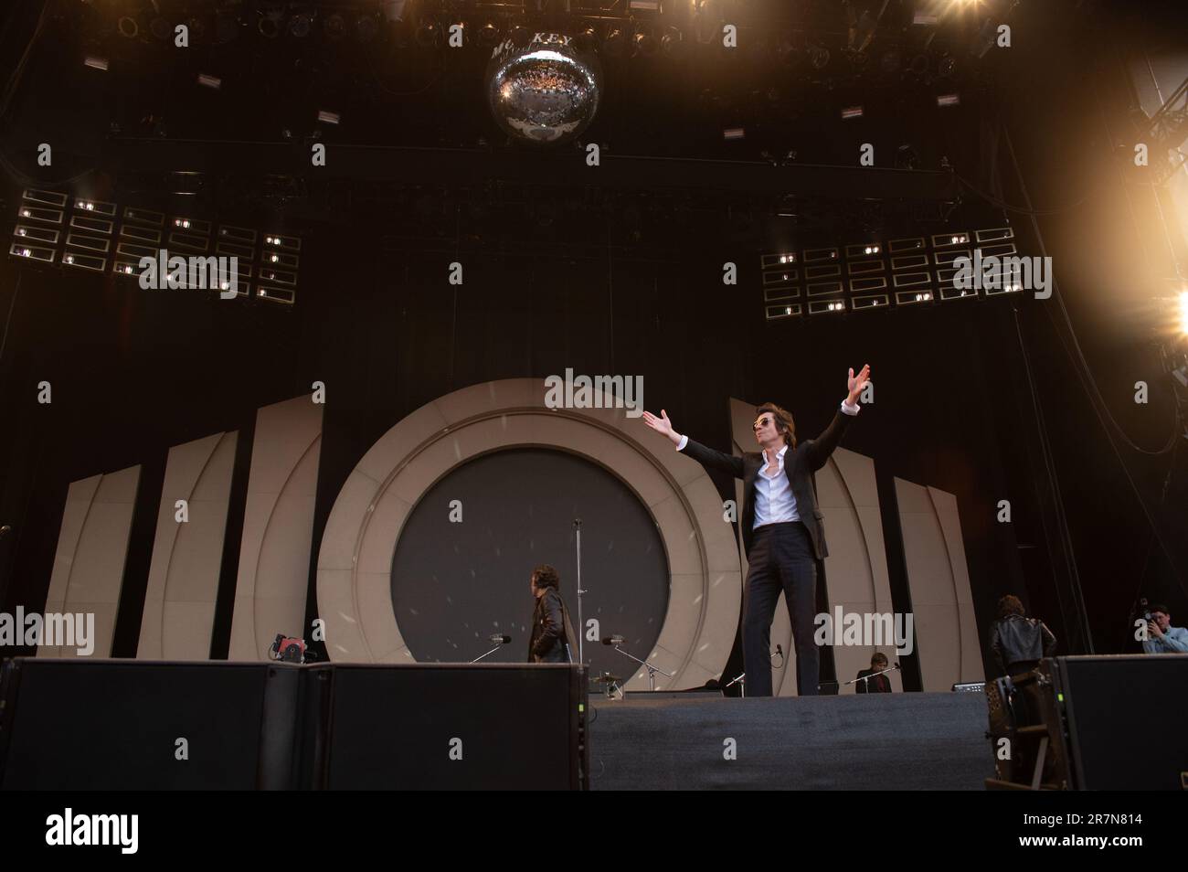 Londres, Royaume-Uni. 16th juin 2023. Arctic Monkeys joue en direct au stade Emirates. Cristina Massei/Alamy Live News Banque D'Images