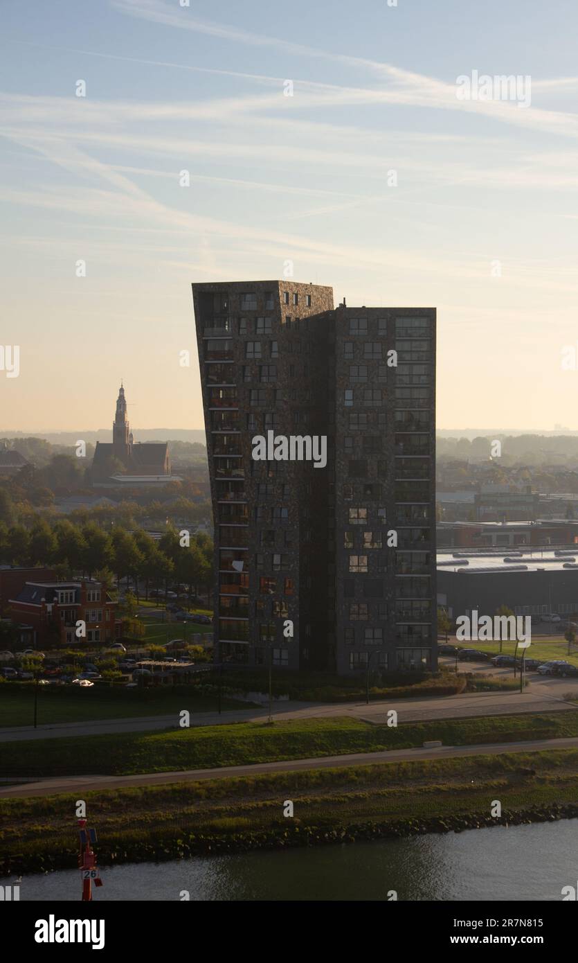 port maritime de Rotterdam, Architecture Banque D'Images