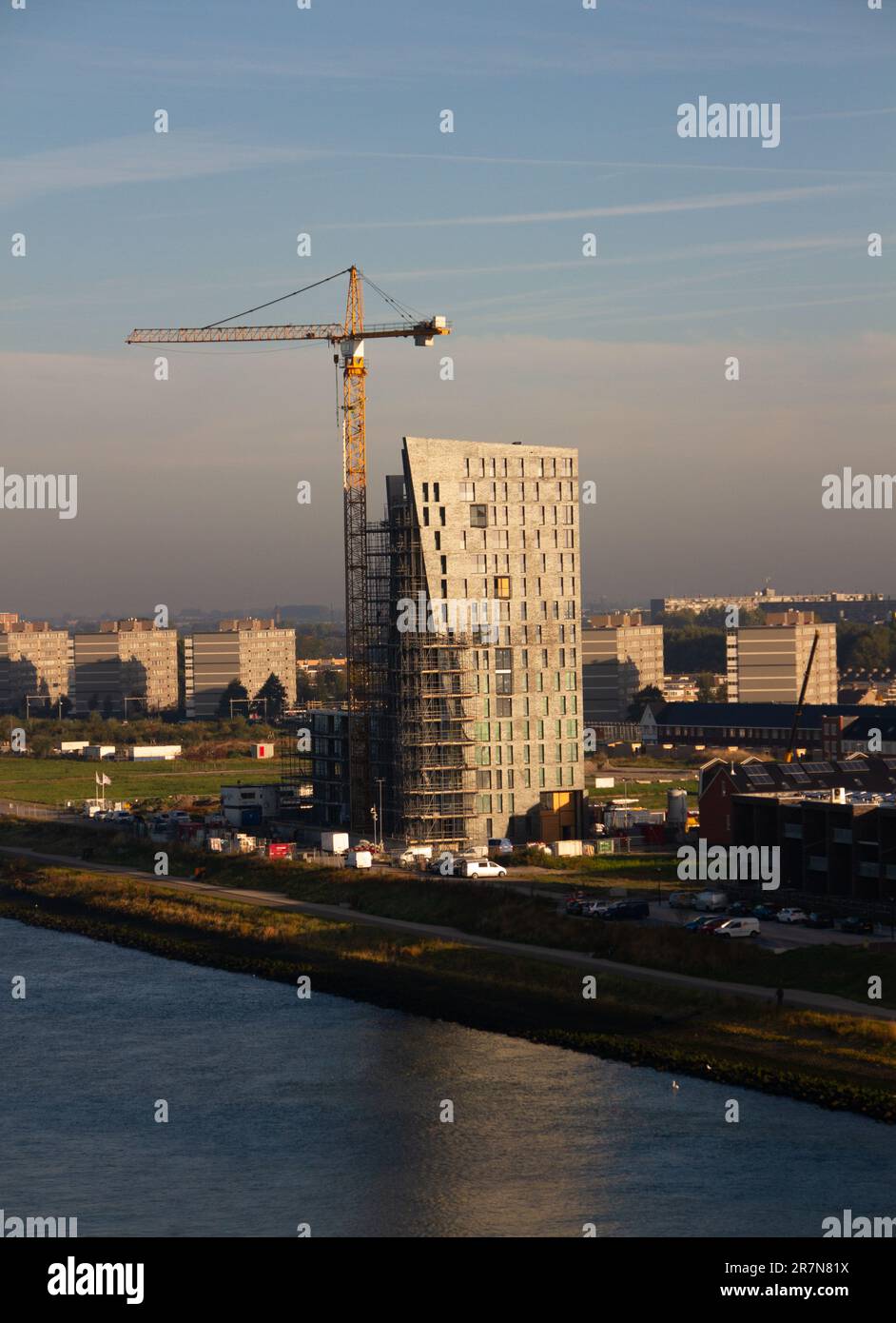 port maritime de Rotterdam, Architecture Banque D'Images
