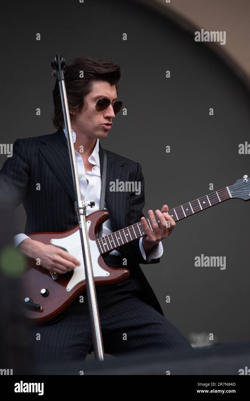 Londres, Royaume-Uni. 16th juin 2023. Arctic Monkeys joue en direct au stade Emirates. Cristina Massei/Alamy Live News Banque D'Images