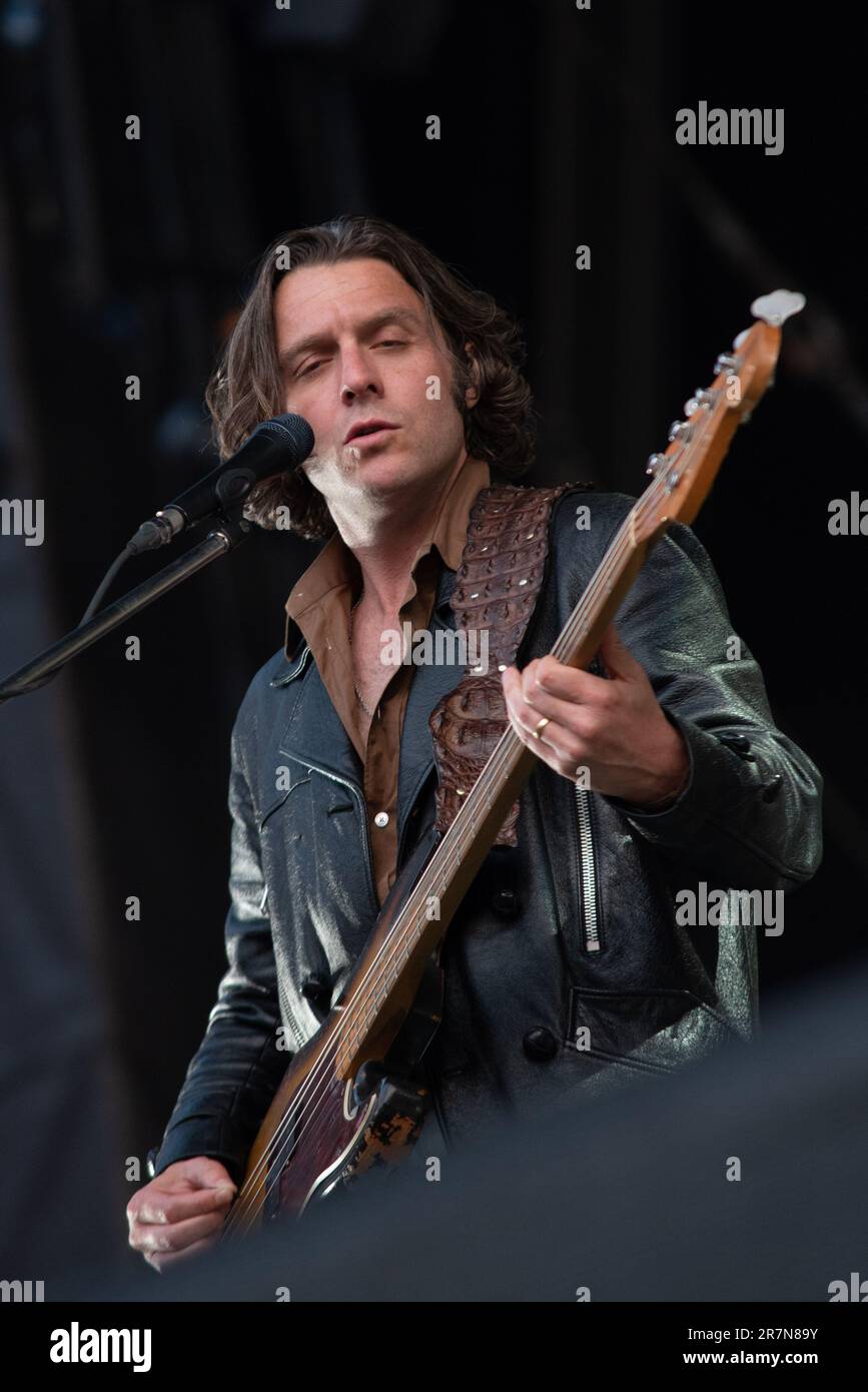 Londres, Royaume-Uni. 16th juin 2023. Arctic Monkeys joue en direct au stade Emirates. Cristina Massei/Alamy Live News Banque D'Images