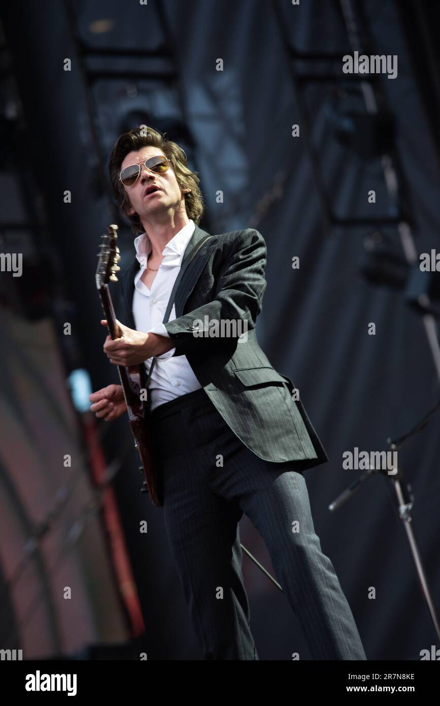 Londres, Royaume-Uni. 16th juin 2023. Arctic Monkeys joue en direct au stade Emirates. Cristina Massei/Alamy Live News Banque D'Images