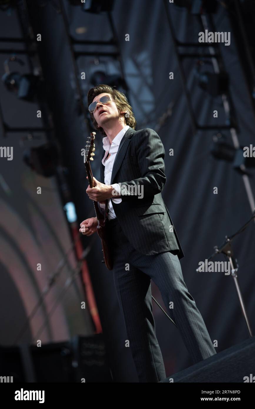 Londres, Royaume-Uni. 16th juin 2023. Arctic Monkeys joue en direct au stade Emirates. Cristina Massei/Alamy Live News Banque D'Images