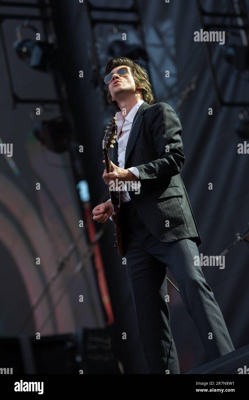 Londres, Royaume-Uni. 16th juin 2023. Arctic Monkeys joue en direct au stade Emirates. Cristina Massei/Alamy Live News Banque D'Images