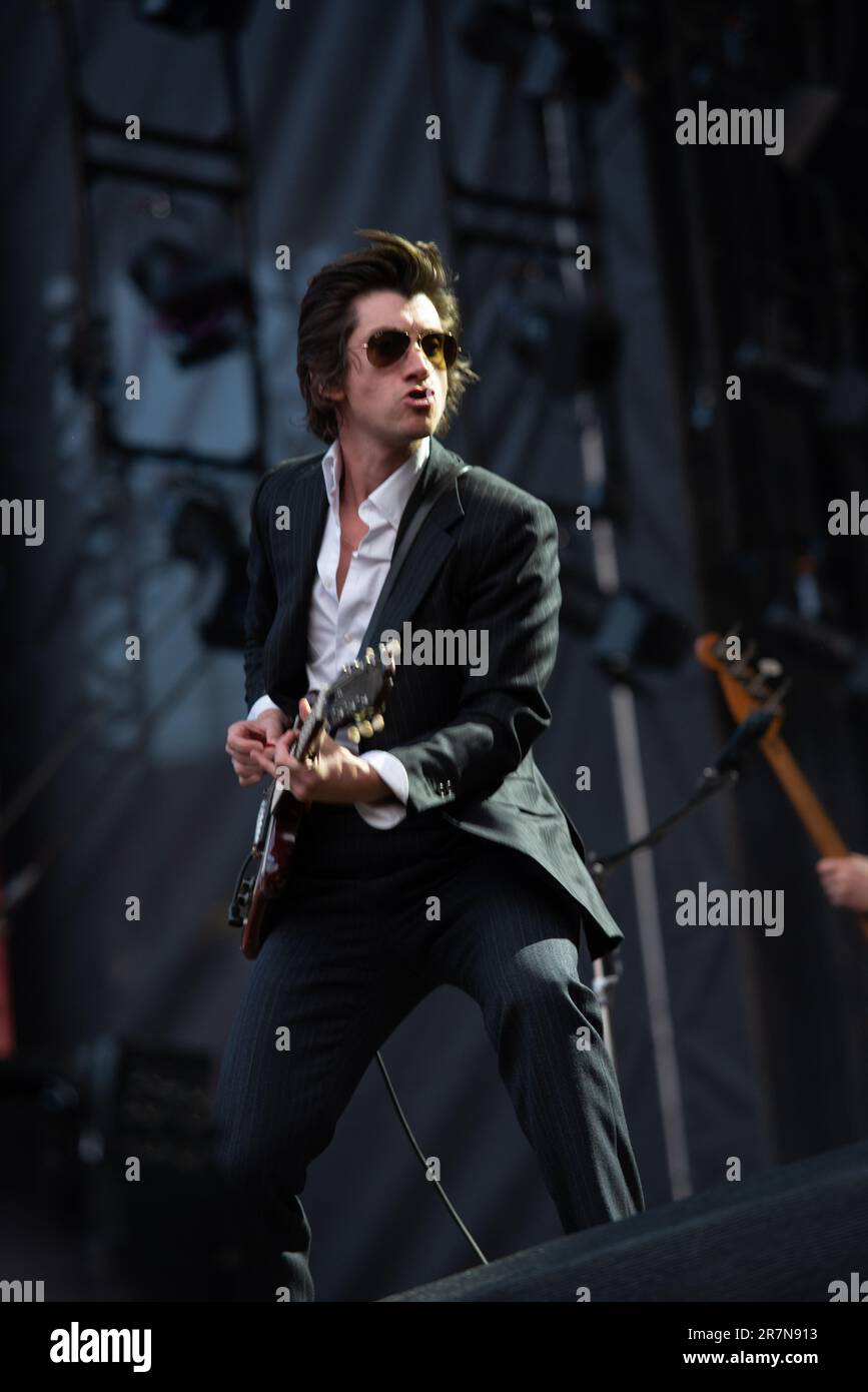 Londres, Royaume-Uni. 16th juin 2023. Arctic Monkeys joue en direct au stade Emirates. Cristina Massei/Alamy Live News Banque D'Images