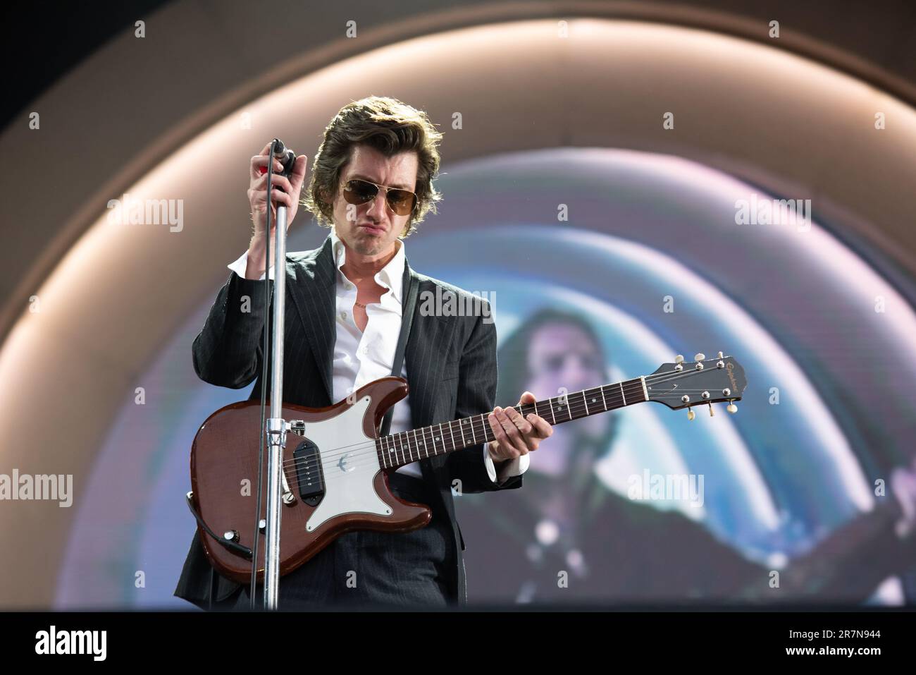 Londres, Royaume-Uni. 16th juin 2023. Arctic Monkeys joue en direct au stade Emirates. Cristina Massei/Alamy Live News Banque D'Images