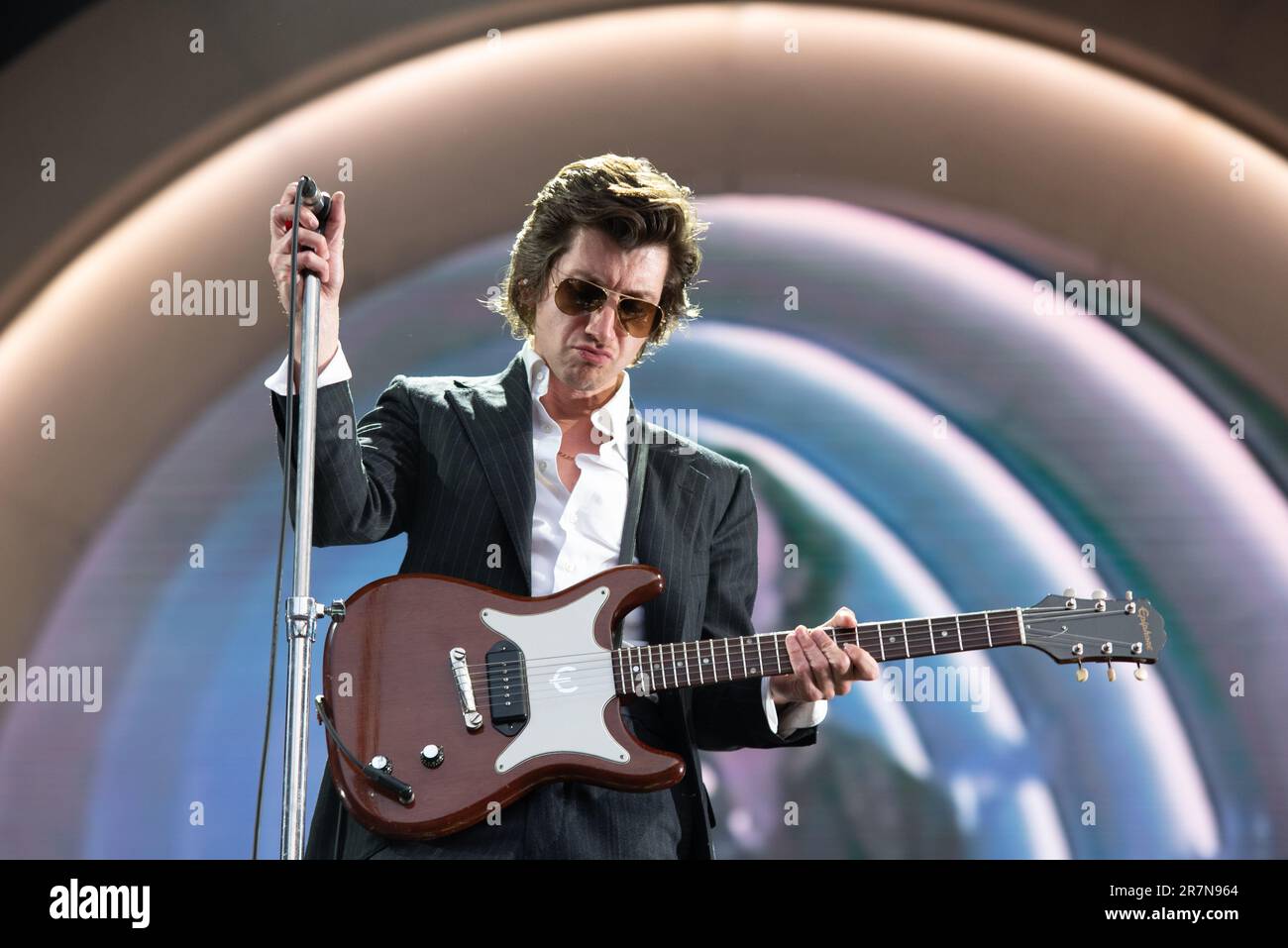 Londres, Royaume-Uni. 16th juin 2023. Arctic Monkeys joue en direct au stade Emirates. Cristina Massei/Alamy Live News Banque D'Images