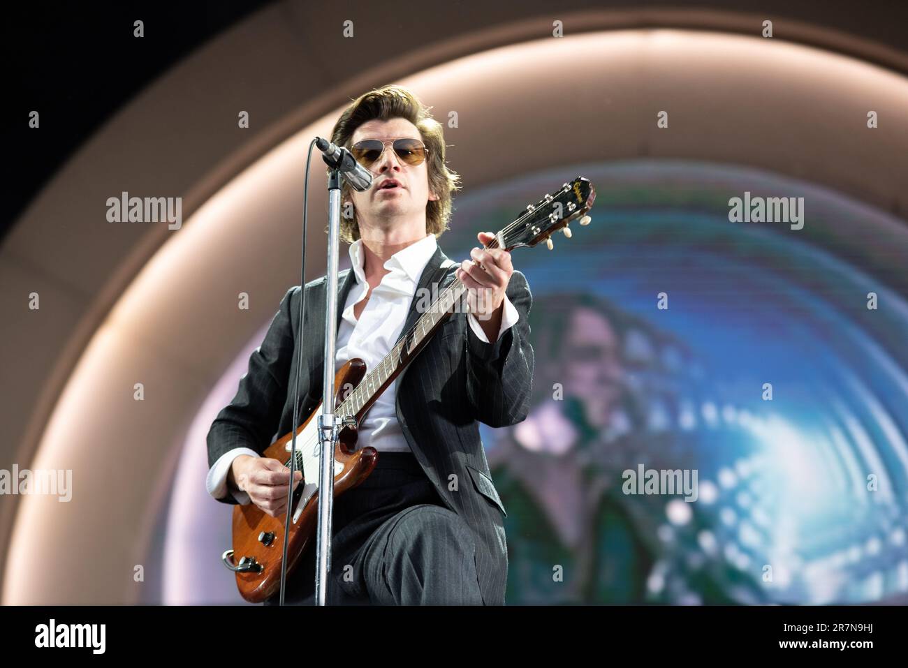 Londres, Royaume-Uni. 16th juin 2023. Arctic Monkeys joue en direct au stade Emirates. Cristina Massei/Alamy Live News Banque D'Images
