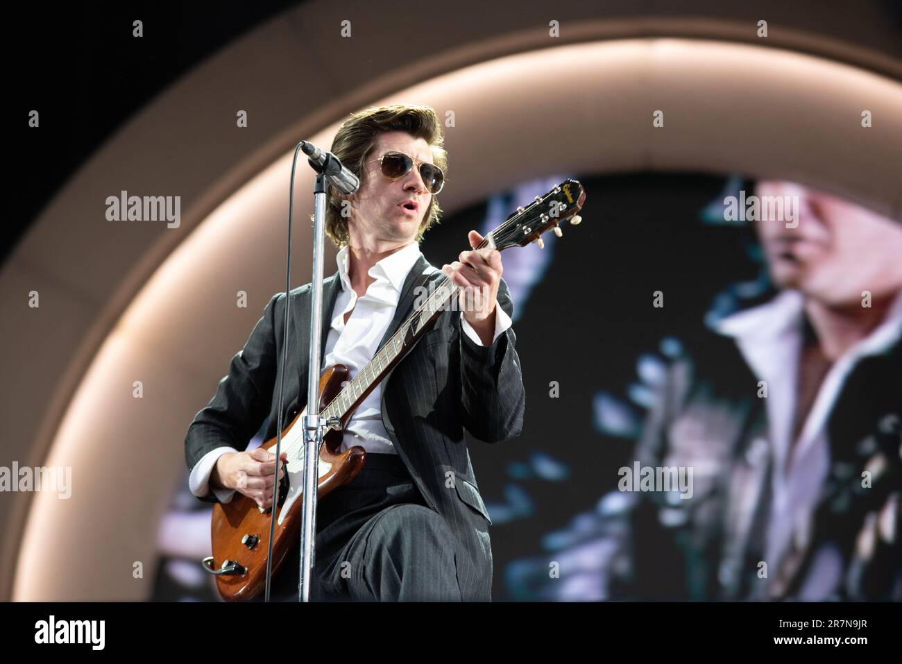 Londres, Royaume-Uni. 16th juin 2023. Arctic Monkeys joue en direct au stade Emirates. Cristina Massei/Alamy Live News Banque D'Images