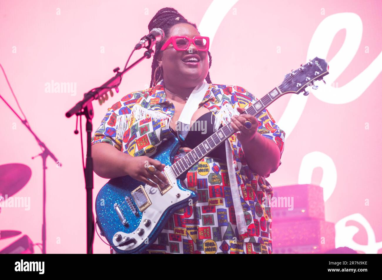 Celisse se produit au cours du 1 e jour du festival de musique et d'arts Bonnaroo 2023 sur 15 juin 2023 à Manchester, Tennessee. Photo : Darren Eagles/imageSPACE/MediaPunch Banque D'Images