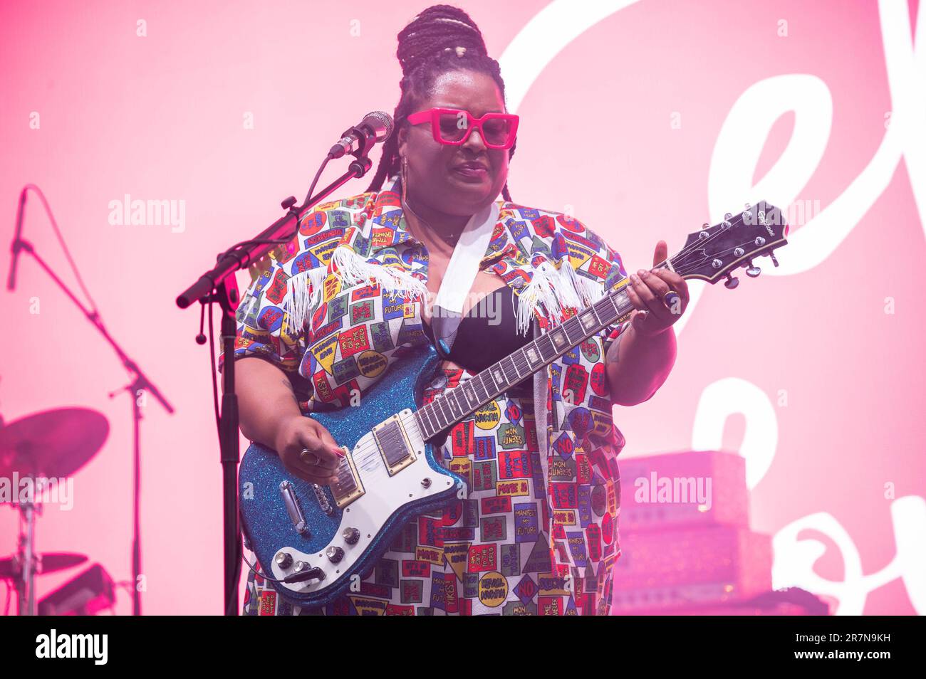 Celisse se produit au cours du 1 e jour du festival de musique et d'arts Bonnaroo 2023 sur 15 juin 2023 à Manchester, Tennessee. Photo : Darren Eagles/imageSPACE/MediaPunch Banque D'Images