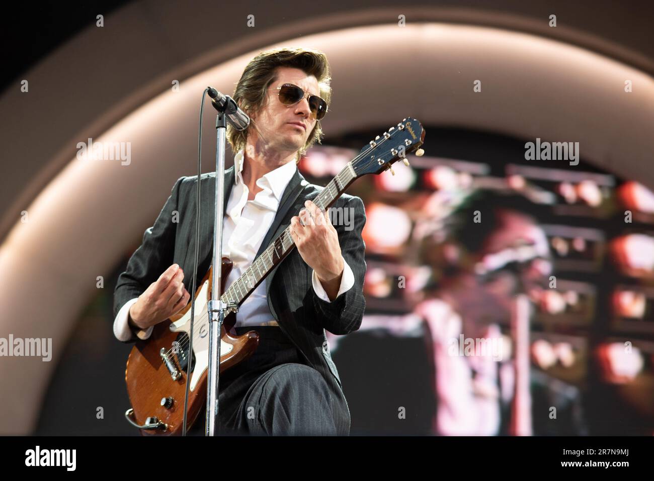 Londres, Royaume-Uni. 16th juin 2023. Arctic Monkeys joue en direct au stade Emirates. Cristina Massei/Alamy Live News Banque D'Images