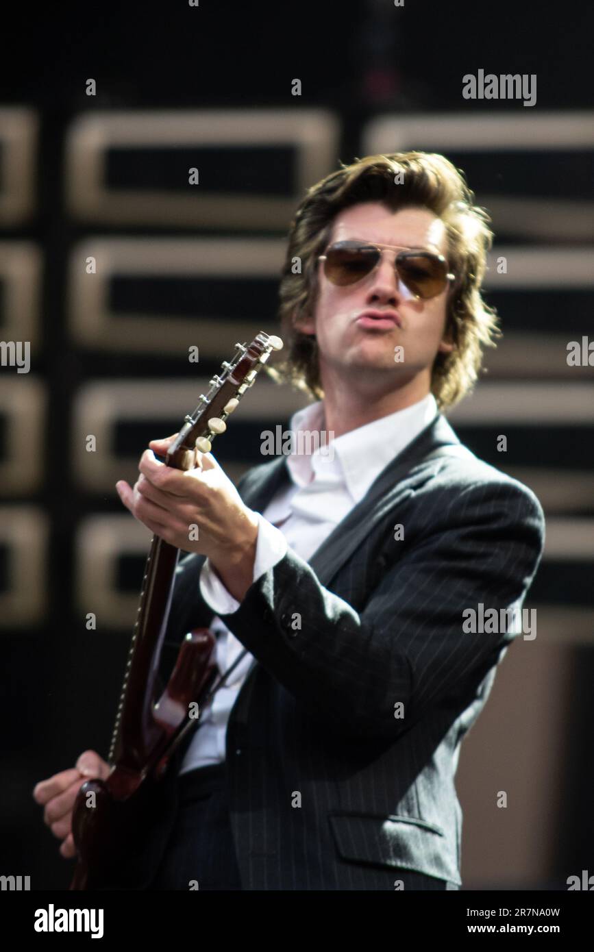 Londres, Royaume-Uni. 16th juin 2023. Arctic Monkeys joue en direct au stade Emirates. Cristina Massei/Alamy Live News Banque D'Images