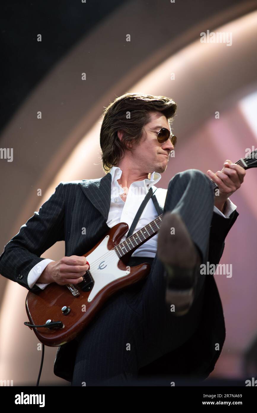 Londres, Royaume-Uni. 16th juin 2023. Arctic Monkeys joue en direct au stade Emirates. Cristina Massei/Alamy Live News Banque D'Images