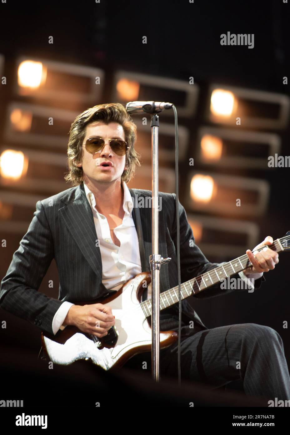 Londres, Royaume-Uni. 16th juin 2023. Arctic Monkeys joue en direct au stade Emirates. Cristina Massei/Alamy Live News Banque D'Images