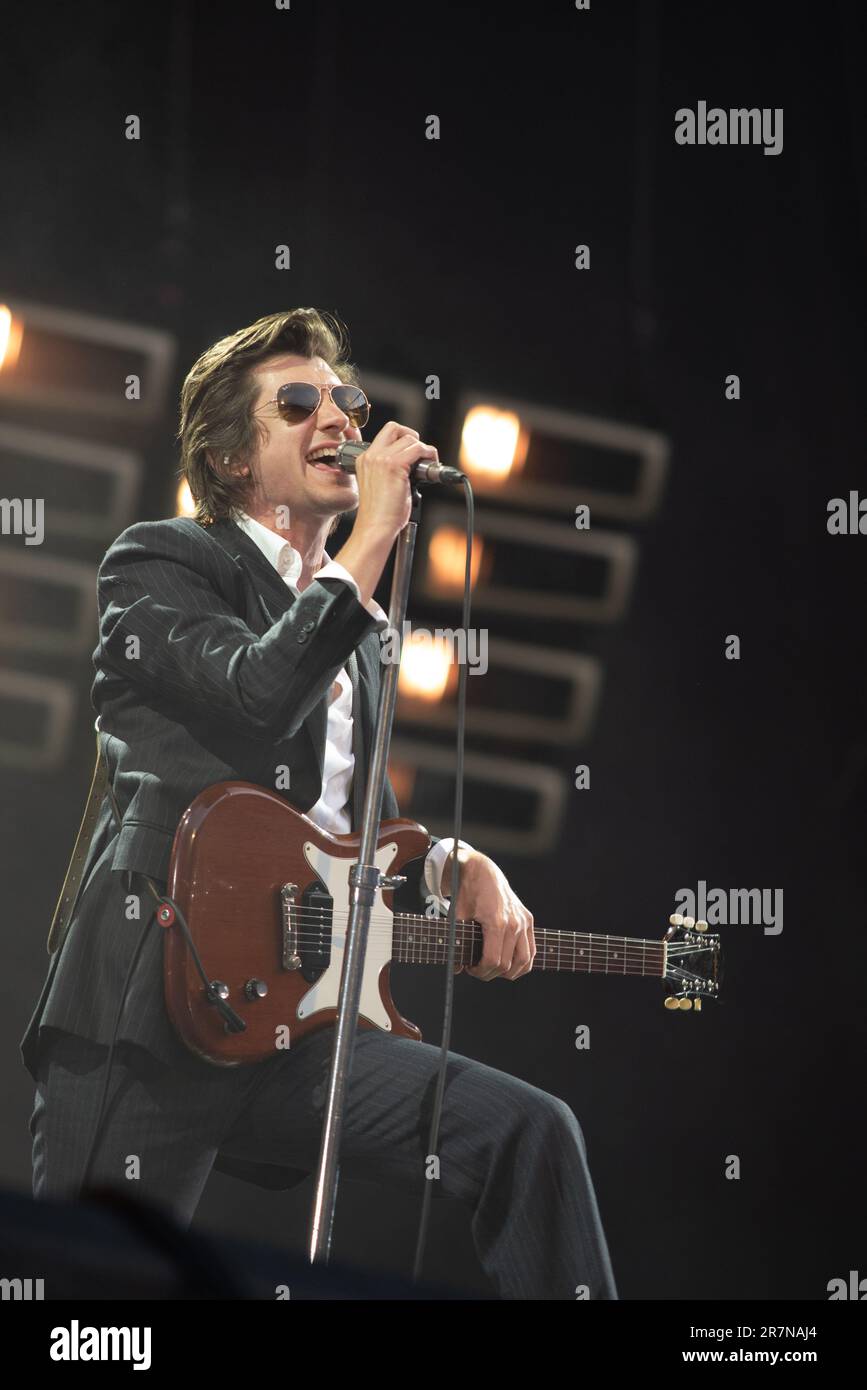 Londres, Royaume-Uni. 16th juin 2023. Arctic Monkeys joue en direct au stade Emirates. Cristina Massei/Alamy Live News Banque D'Images