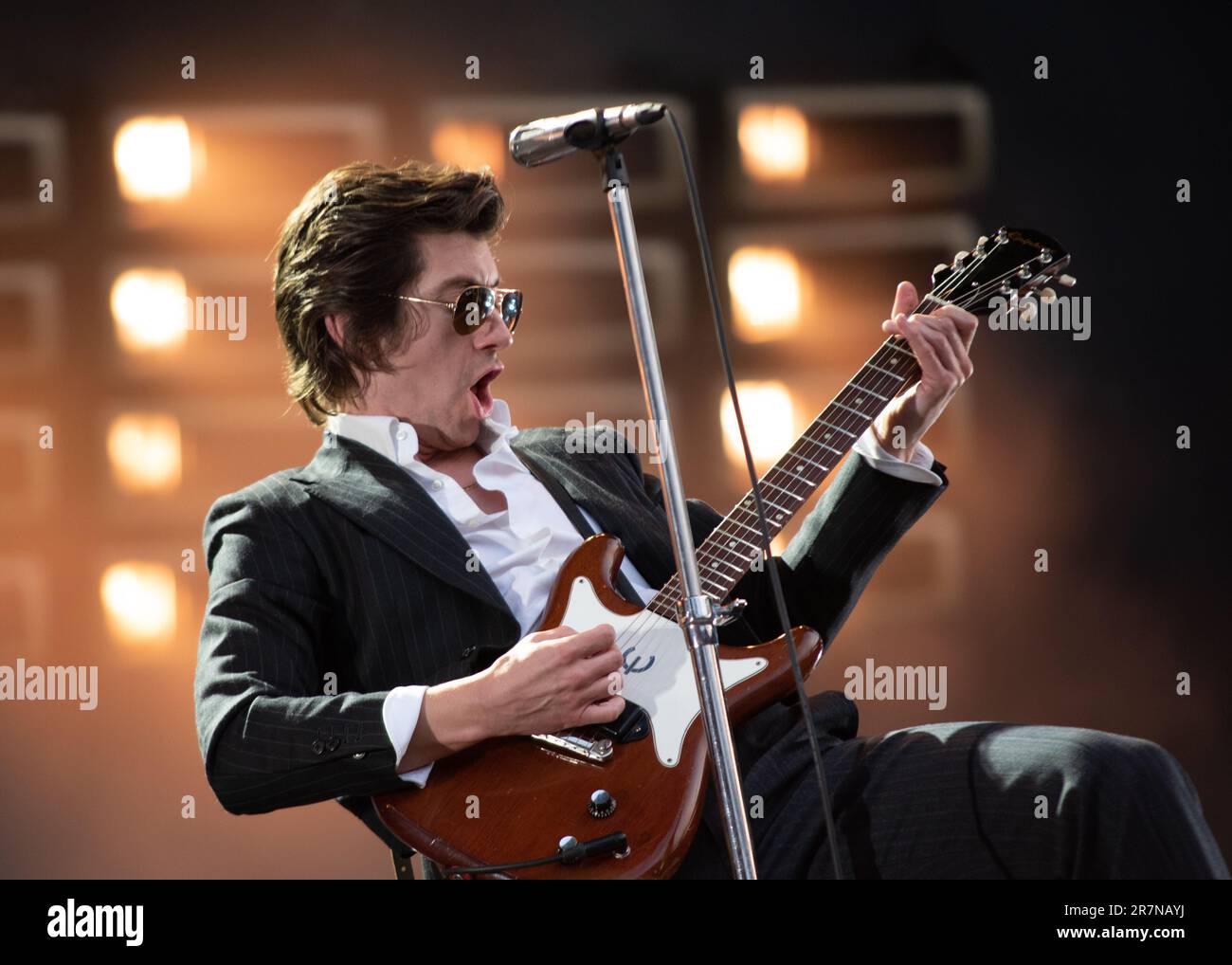 Londres, Royaume-Uni. 16th juin 2023. Arctic Monkeys joue en direct au stade Emirates. Cristina Massei/Alamy Live News Banque D'Images