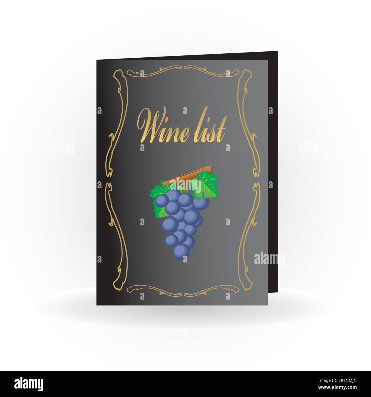 icône carte des vins Illustration de Vecteur