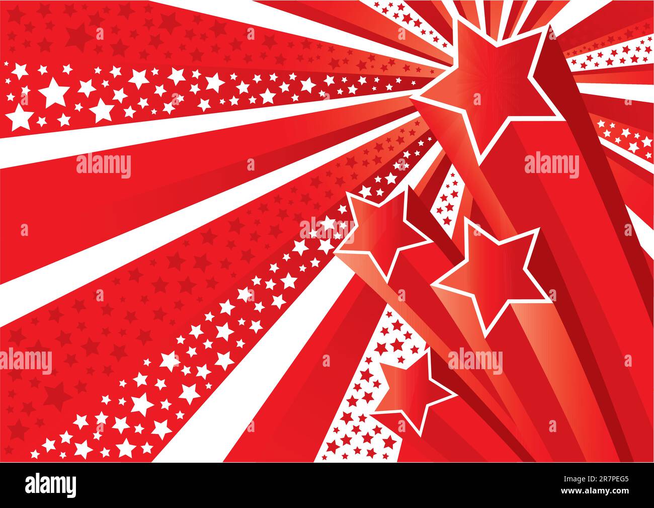 Prise de vue en arrière-plan Stars Illustration de Vecteur