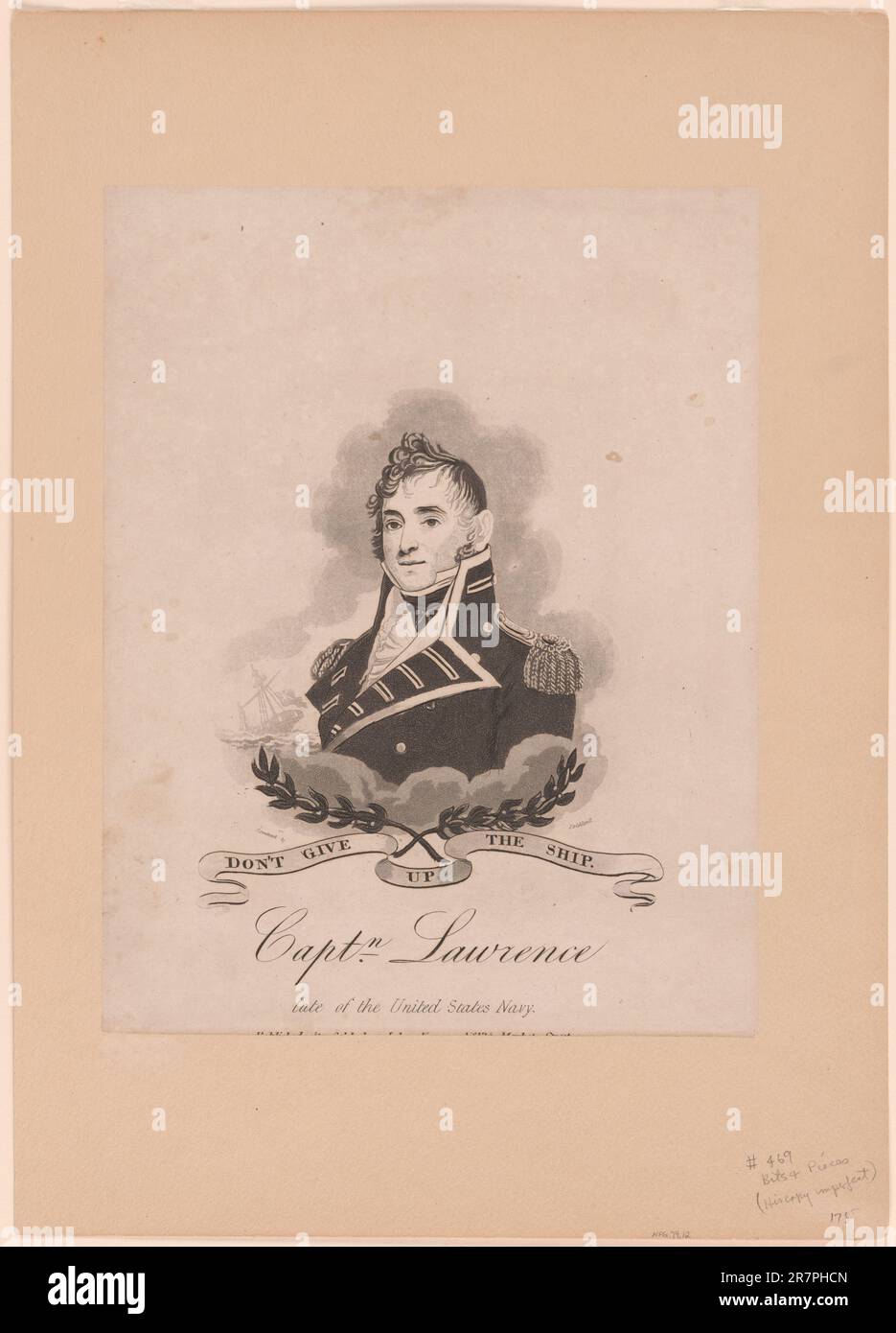 James Lawrence c. 1814 Banque D'Images