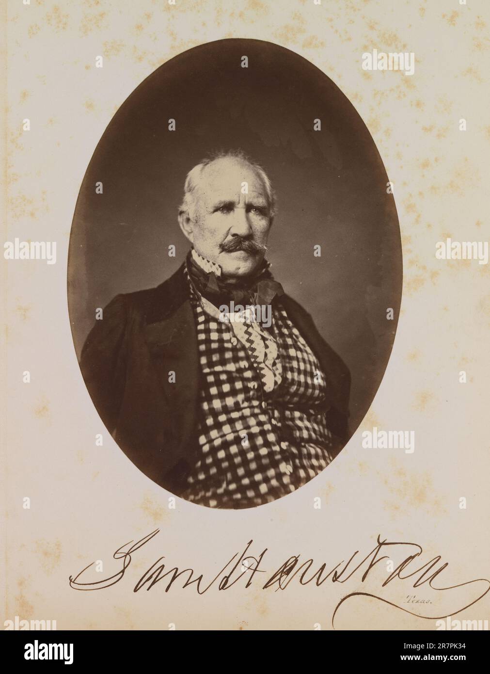 Samuel Houston c. 1859 Banque D'Images