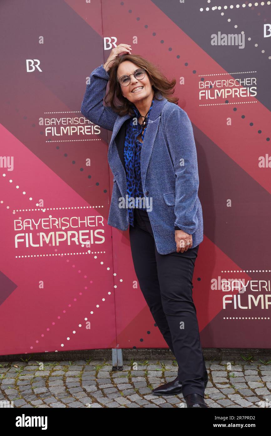 Carolin Link participe au Bayerischer Filmpreis 2023 (Prix du film bavarois) au Prinzregentheater on 16 juin 2023 à Munich, en Allemagne. Banque D'Images