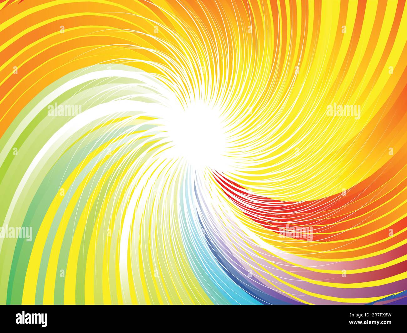 illustration vectorielle d'arrière-plan arc-en-ciel abstraite et colorée Illustration de Vecteur