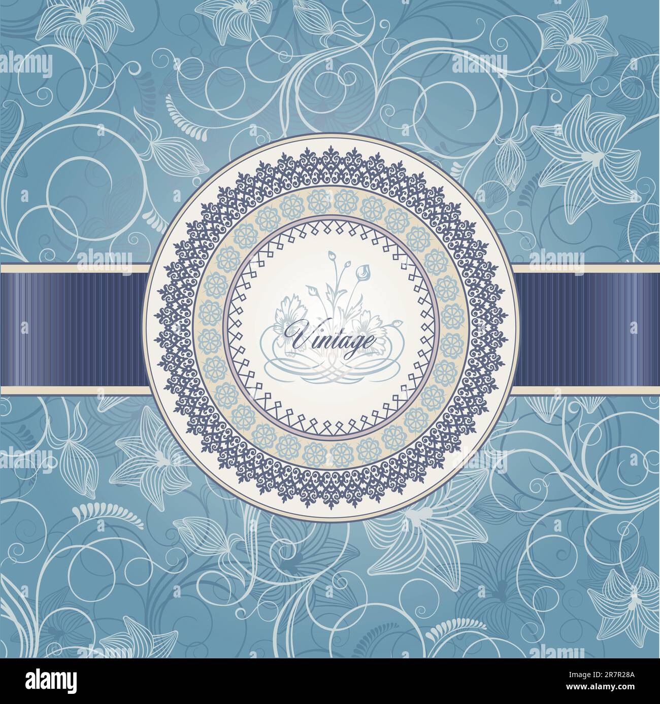 Modèle de carte de mariage vectoriel Illustration de Vecteur