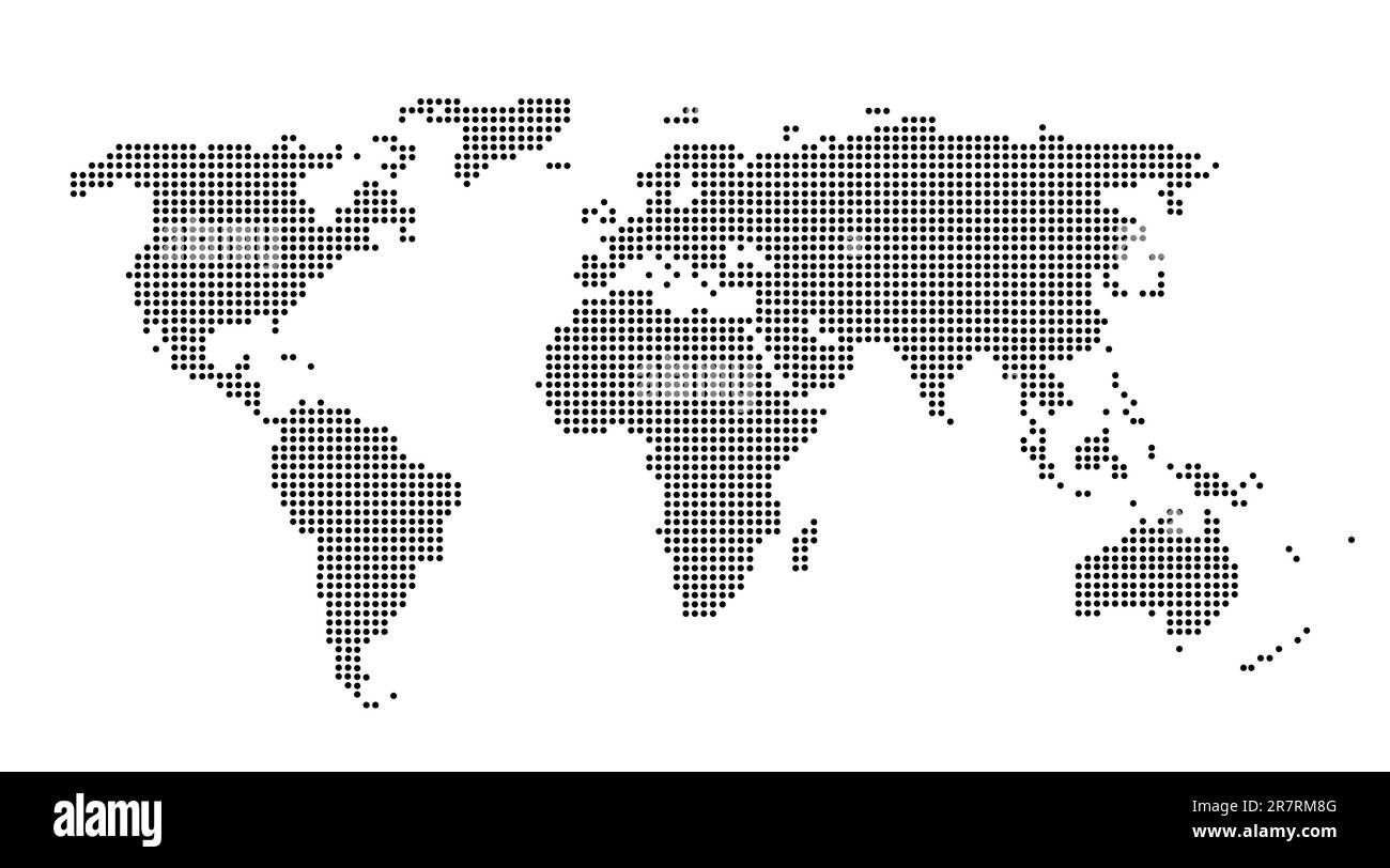 Carte du monde Illustration de Vecteur